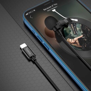میکروفون یقه ای با سیم هوکو مدل L14 رابط Lightning